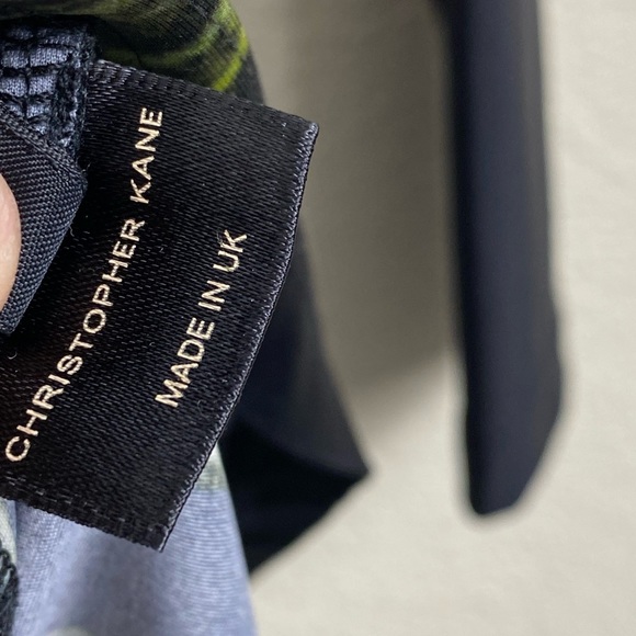 Christopher Kane Dress Womens size Small Stretch Floral Bodycon Party Cocktail - Picture 9 of 13